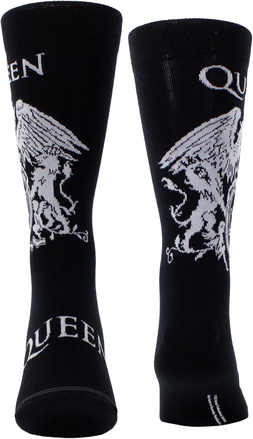 Perri's Leathers Queen Gift Box, 001, O, Mens Socks, Black, 10