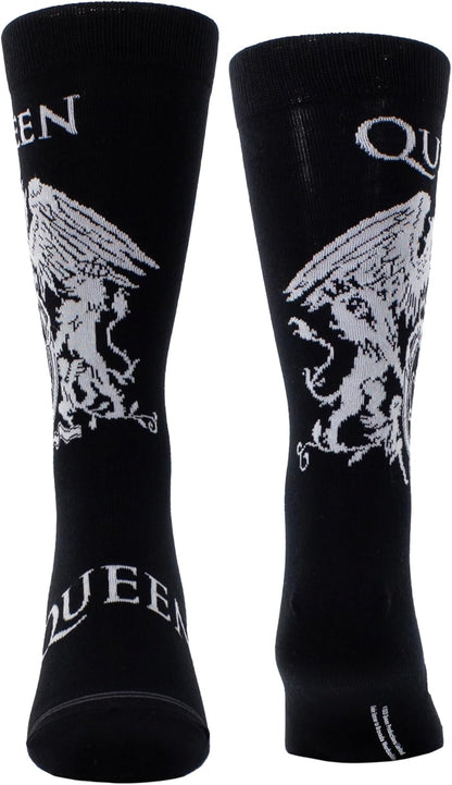 Perri's Leathers Queen Gift Box, 001, O, Mens Socks, Black, 10