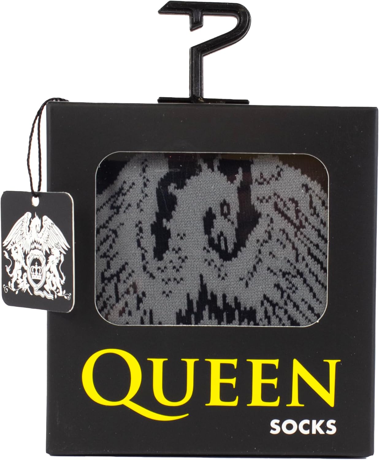 Perri's Leathers Queen Gift Box, 001, O, Mens Socks, Black, 10