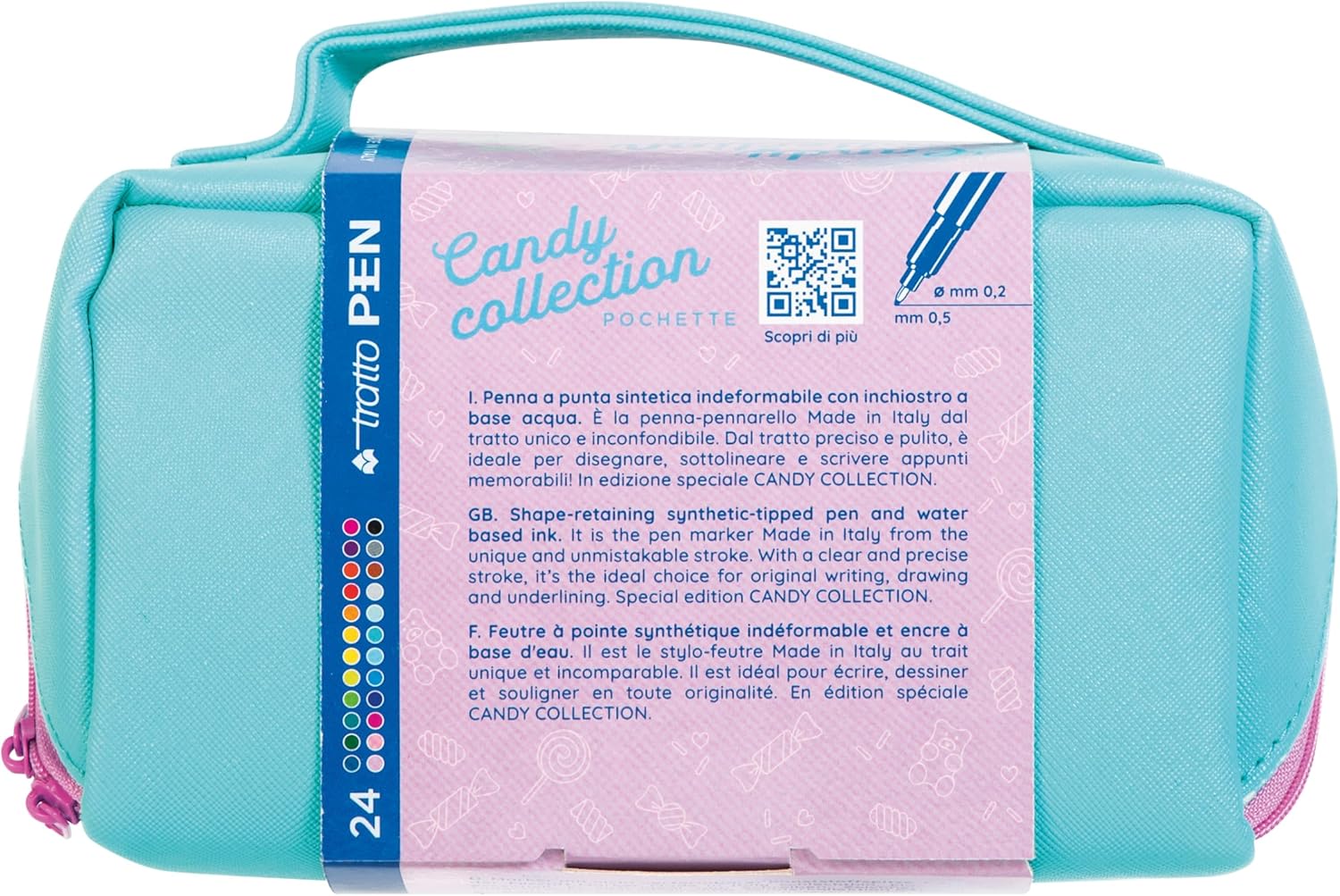 Tratto PEN Candy Collection trousse 24 pz