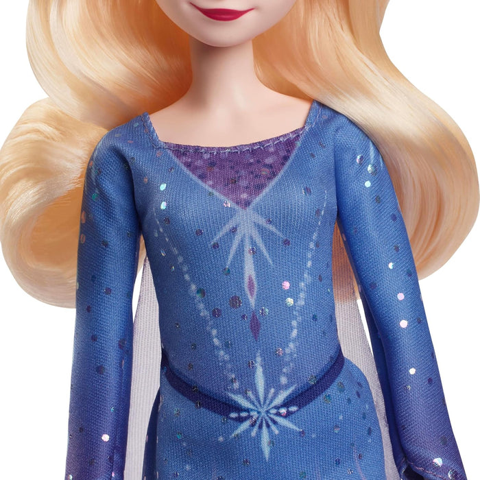 Mattel Disney Frozen Elsa Fashion Doll & Accessories, Ice-Skating Look with Removeable Dress & Skates Plus 1 Pair of Shoes, Inspired by Frozen: Winter Festival, JBG53