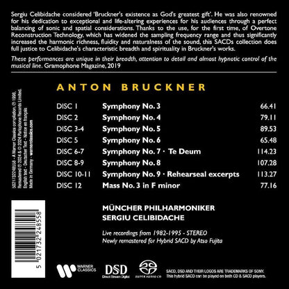 Anton Bruckner: Symphonies 3-9/Te Deum/Mass No. 3 in F Minor