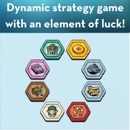 Thames & Kosmos - Pacifica - Strategy Game, Family Game for Games Night, Board Game for Adults and Kids, For 2 Players, Ages 10+