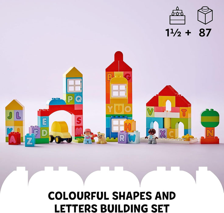 LEGO Duplo Classic 10935 Das Stadtalphabet, Bildungsspielzeug, Lernen Sie Farben und Briefe