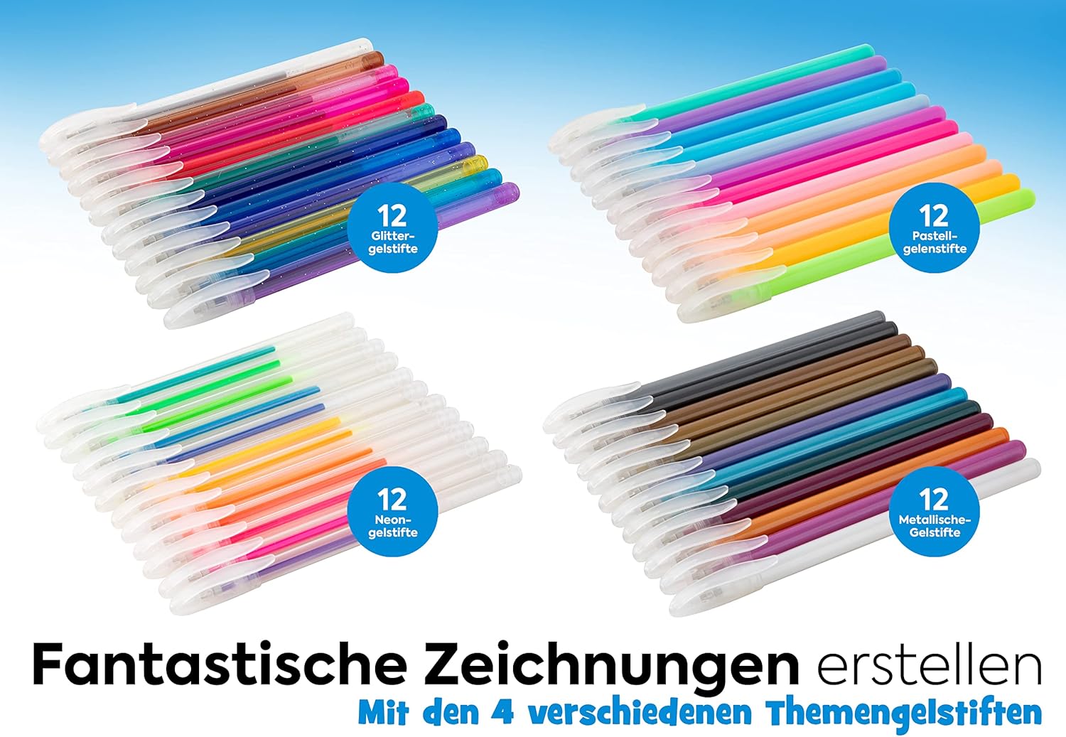 Creative Craft Group - Gelpennenset 48dlg.