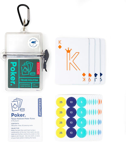 Kikkerland Poker Travel Game