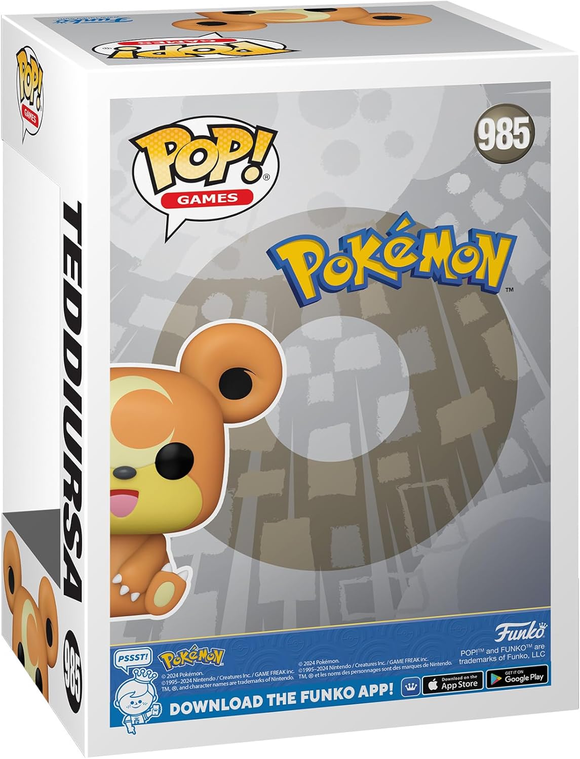 Funko POP! Games: Pokemon - Teddiursa - Collectable Vinyl Figure - Gift Idea - Official Merchandise - Toys for Kids & Adults - Video Games Fans - Model Figure for Collectors and Display