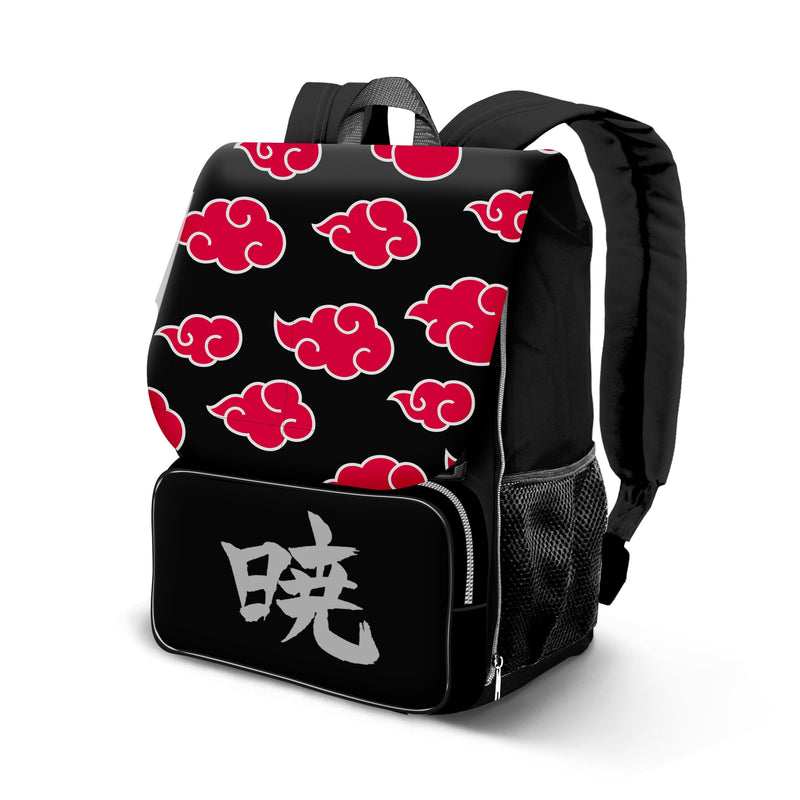 Naruto Clouds-EXP Expandable Backpack, Black, 30 x 45 cm, Capacity 28 L