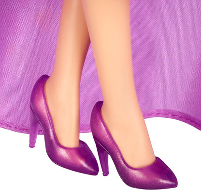 Mattel Disney Prinzessin Geburtstagsfeier Rapunzel Deluxe Modepuppe, inspiriert vom Disney-Film Rapunzel Neu verföhnt“, Geschenke für besondere Anlässe für Kinder und Sammler, HYC38