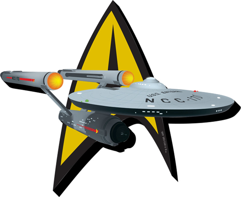 AQUARIUS Star Trek & Insignia Funky Chunky Magnet