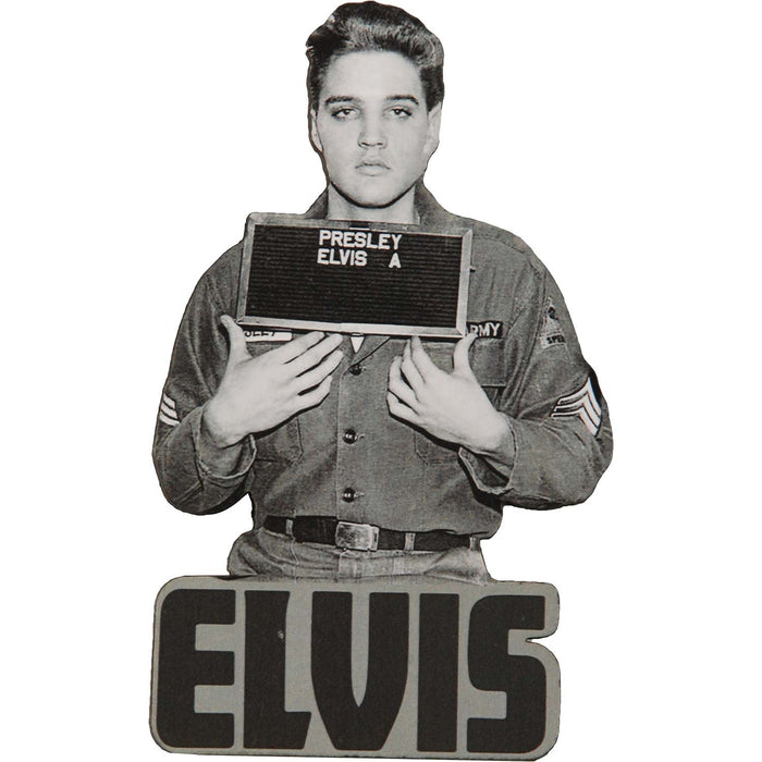 Magnet - Elvis - Enlistment Photo Funky Chunky New Licensed 95504
