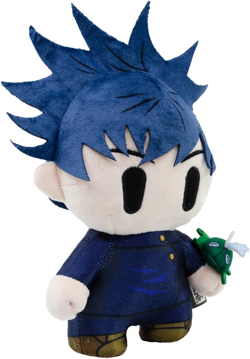 Jujutsu Kaisen Megumi Fushiguro Unisexe Figurine en Peluche Multicolore Polyester