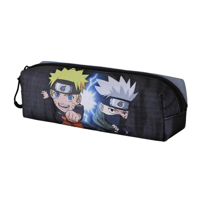 Naruto Kid-Fan Square Pencil Case 2.2, Grey, 22 x 9 cm