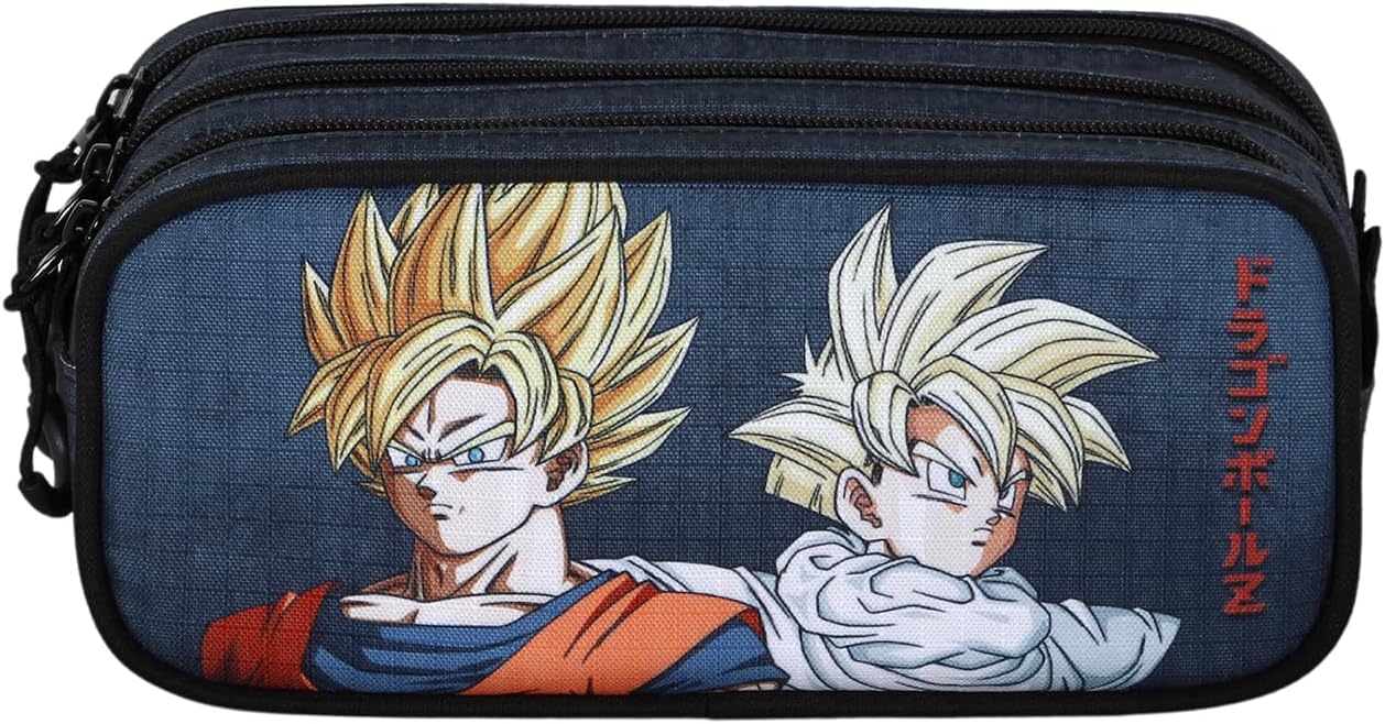 Karactermania Dragon Ball Unity-Fan Trick Pencil Case 2.2, Dark Blue, 23 x 11 cm