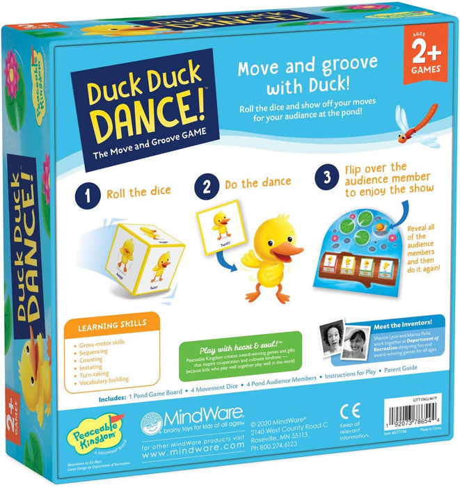 Peaceable Kingdom Duck, Duck Dance Game