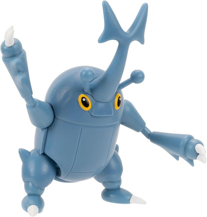 Pokémon PKW3420 Battle Feature Figure - Scaraborn Official Articulated Figure, 11.5 cm