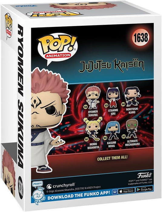 Funko Pop! Animation: JJK - Sukuna - Jujutsu Kaisen - Figura de Vinilo Coleccionable - Idea de Regalo- Mercancia Oficial - Juguetes para Niños y Adultos - Anime Fans - Muñeco para Coleccionistas