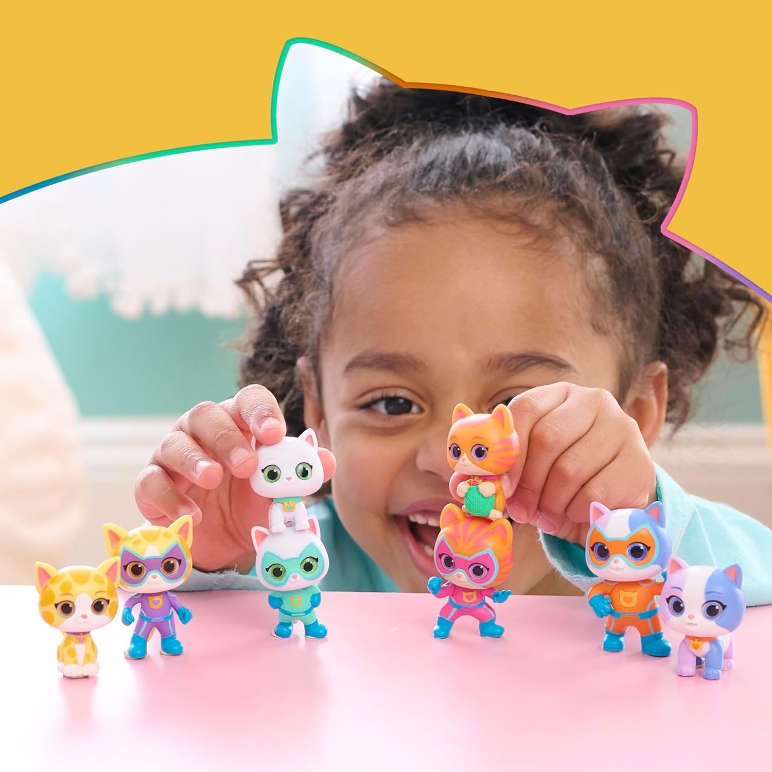 Just Play Figuras coleccionables SuperKitties de Disney Junior, Juguetes para niños a Partir de 3 años