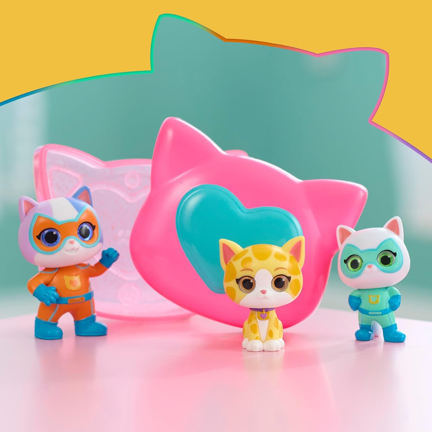 Just Play Figuras coleccionables SuperKitties de Disney Junior, Juguetes para niños a Partir de 3 años