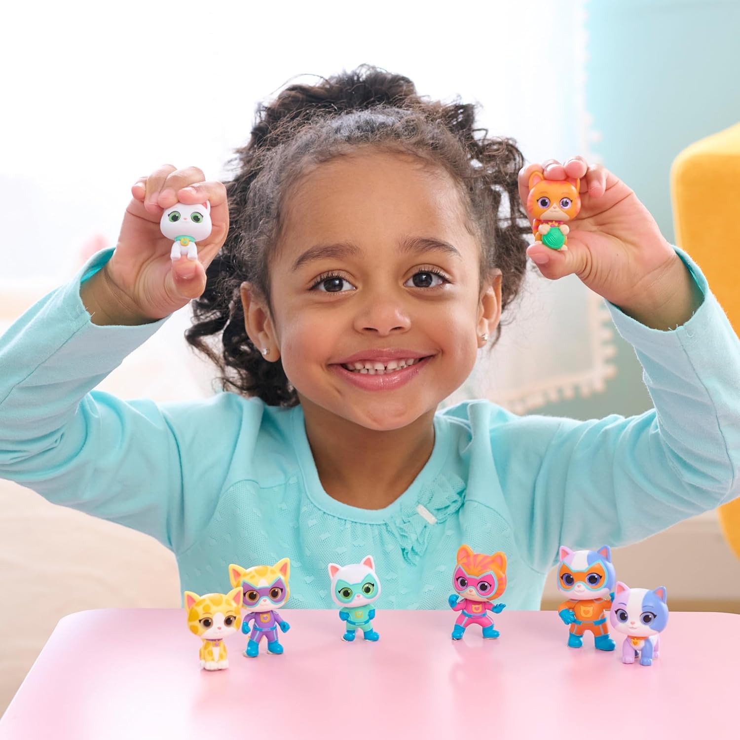 Just Play Figuras coleccionables SuperKitties de Disney Junior, Juguetes para niños a Partir de 3 años