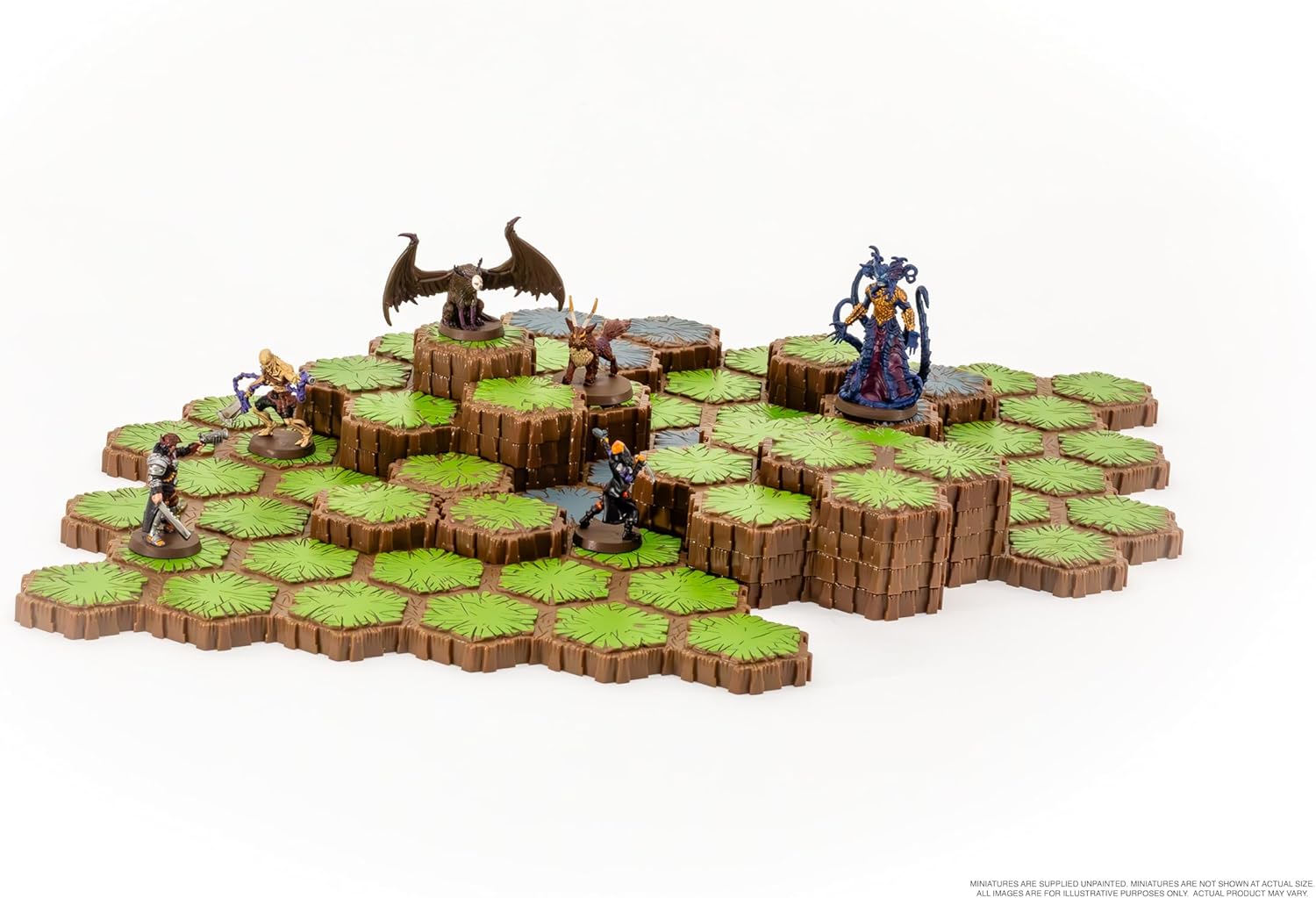 Heroscape Battle for The Wellspring Battle Box | Start The Expandable Heroscape Miniatures Game! for 2 Players, Ages 14 and up Contains 6 Miniatures, Terrain and Exclusive Wellspring Water Tiles!