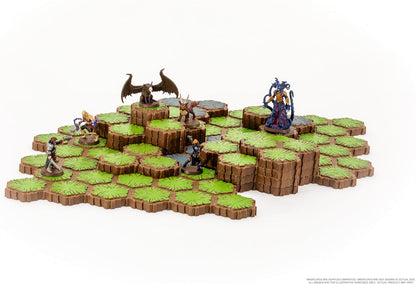 Heroscape Battle for The Wellspring Battle Box | Start The Expandable Heroscape Miniatures Game! for 2 Players, Ages 14 and up Contains 6 Miniatures, Terrain and Exclusive Wellspring Water Tiles!