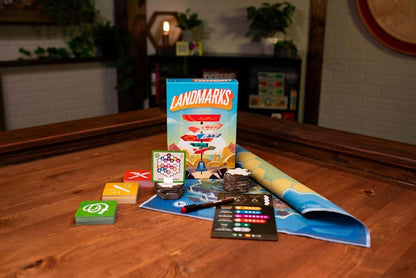 Floodgate Games | Landmarks | Board Game | 2-10 Players | Ages 10+ | English