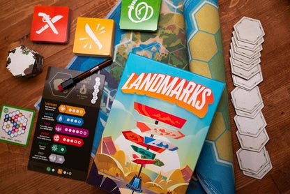 Floodgate Games | Landmarks | Board Game | 2-10 Players | Ages 10+ | English