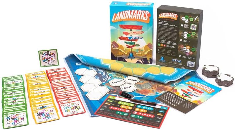 Floodgate Games | Landmarks | Board Game | 2-10 Players | Ages 10+ | English