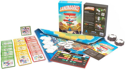 Floodgate Games | Landmarks | Board Game | 2-10 Players | Ages 10+ | English