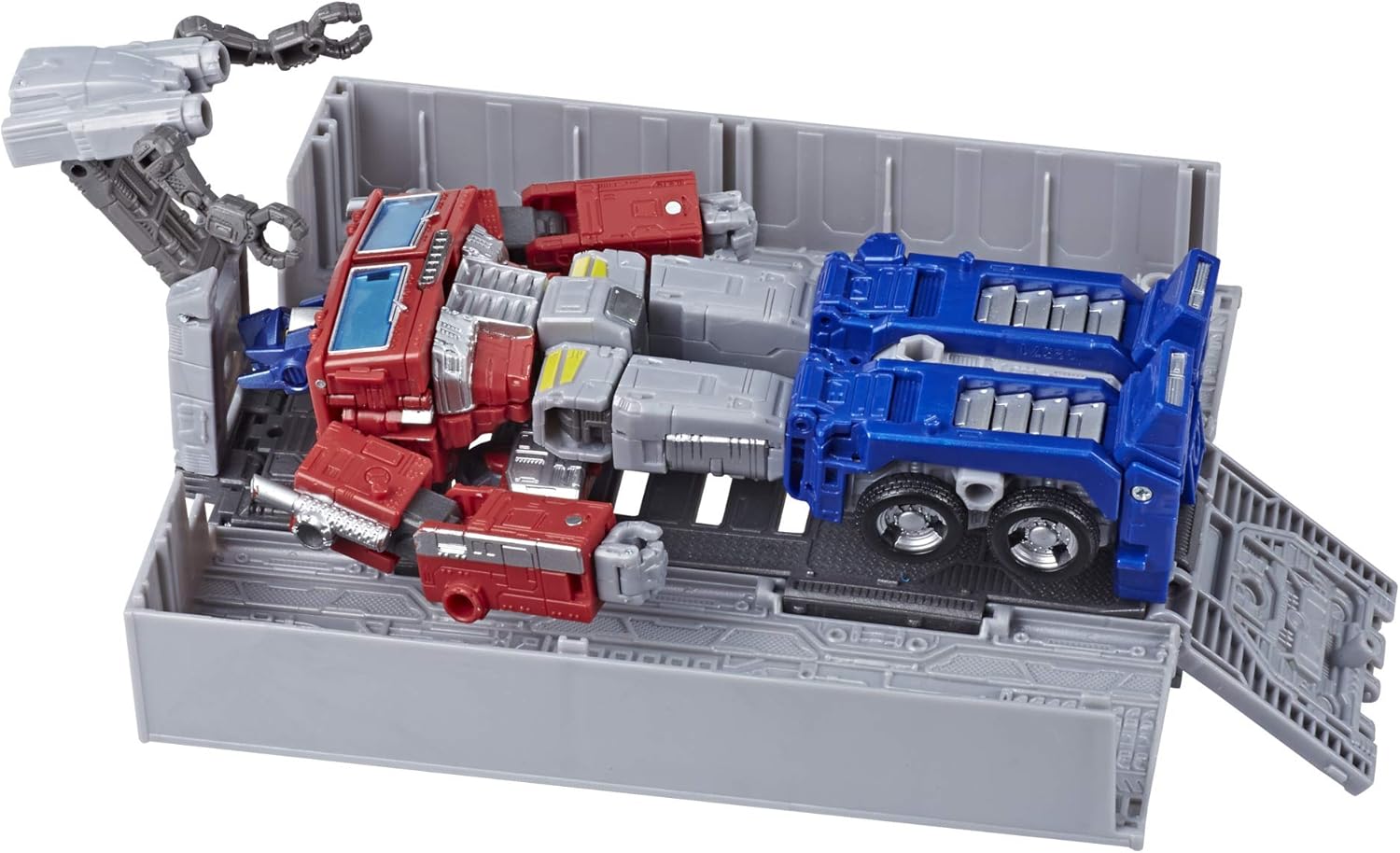 Transformers Toys Generations War for Cybertron: Earthrise Leader WFC-E11 Optimus Prime Action Figure - Kids Ages 8 and Up, 7-inch