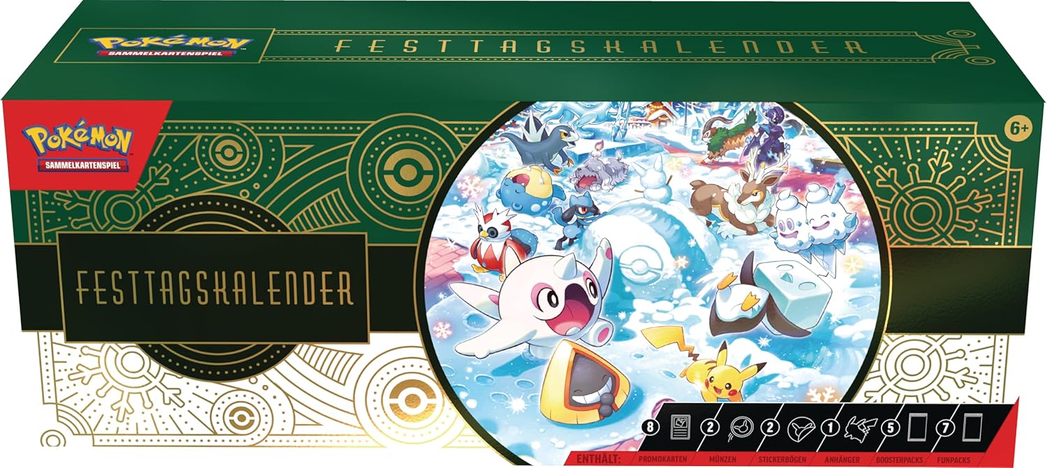 Pokemon TCG Adventskalender 2024 *Deutsche Version