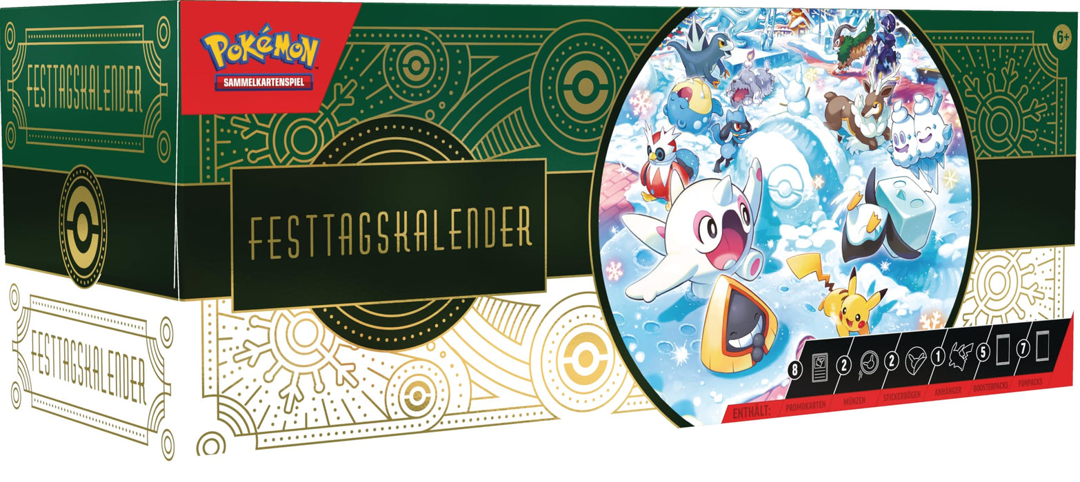 Pokemon TCG Adventskalender 2024 *Deutsche Version