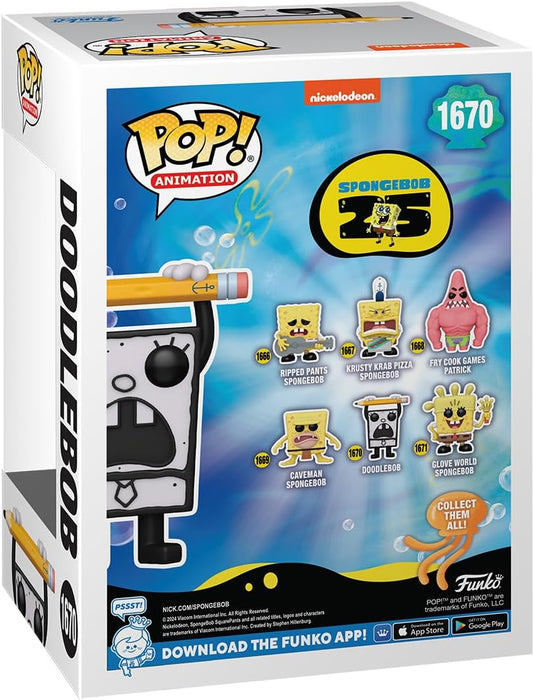 Funko Pop! TV: SBS 25th - Doodlebob - Spongebob - Collectable Vinyl Figure - Gift Idea - Official Merchandise - Toys for Kids & Adults - TV Fans - Model Figure for Collectors and Display