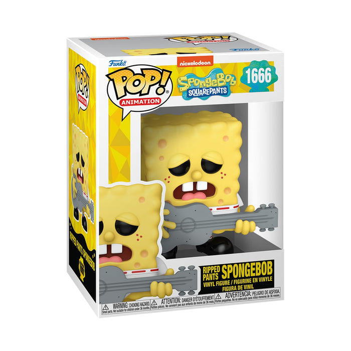 Funko Pop! TV: SBS 25th - Spongebob Squarepants - SB With Guitar - Spongebob - Collectable Vinyl Figure - Gift Idea - Official Merchandise - Toys for Kids & Adults - TV Fans