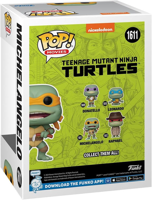Funko Pop! Movies: Teenage Mutant Ninja Turtles (TMNT) - Michelangelo Sausage Link Nunchucks - TMNT 1990 - Collectable Vinyl Figure - Gift Idea - Official Merchandise - Toys for Kids & Adults