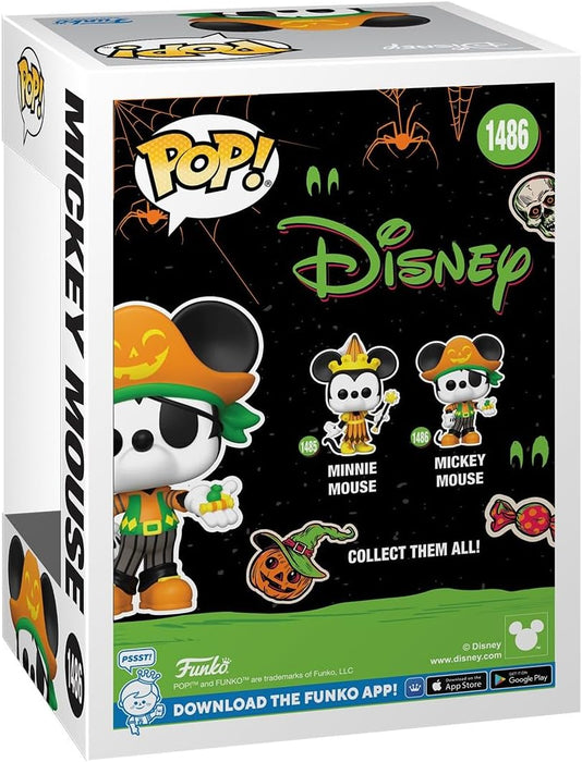 Funko Pop! Disney: Halloween - Pirate Mickey Mouse - Collectable Vinyl Figure - Gift Idea - Official Merchandise - Toys for Kids & Adults - Movies Fans - Model Figure for Collectors and Display