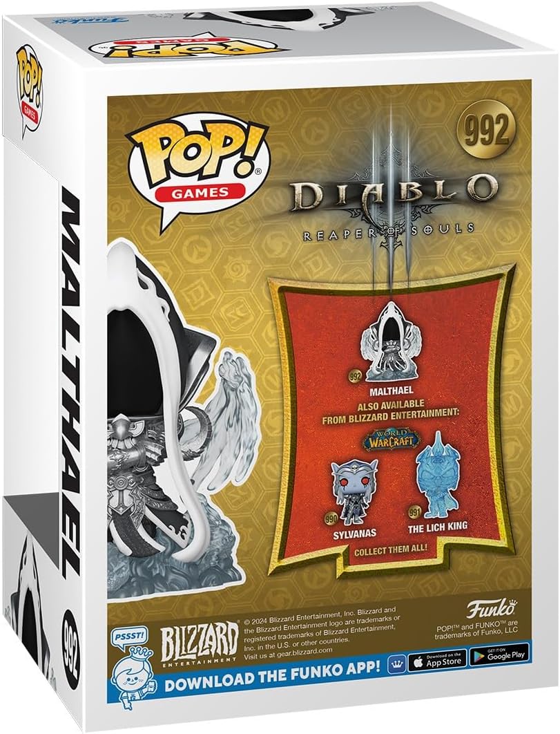 Funko Pop! Games: Diablo 3 - Maltheal - Collectable Vinyl Figure - Gift Idea - Official Merchandise - Toys for Kids & Adults - Video Games Fans - Model Figure for Collectors and Display