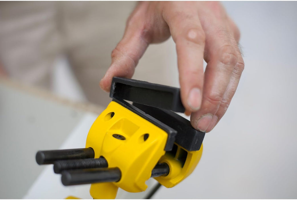 STANLEY 1-83-069 MAXSTEEL Multi Angle Vice, Yellow/Black