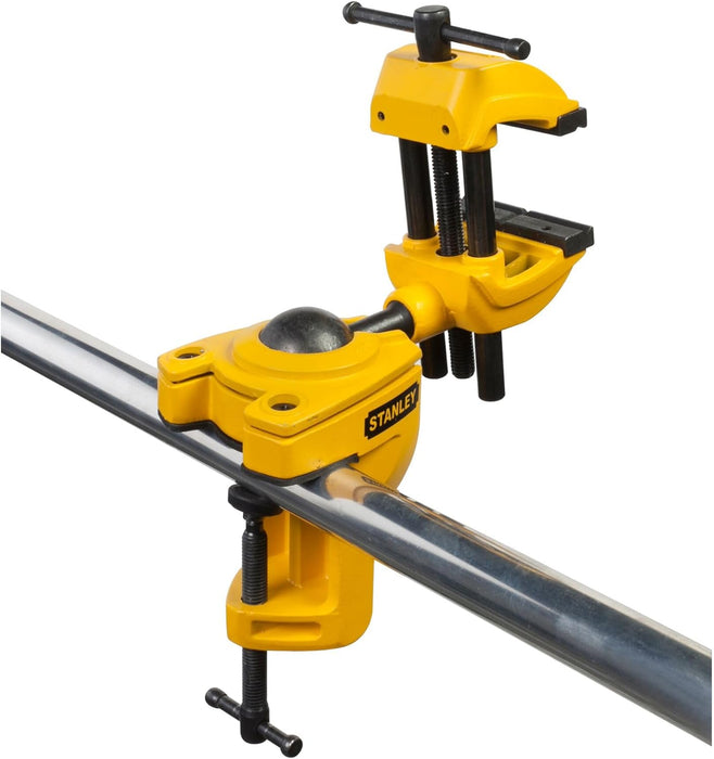 STANLEY 1-83-069 MAXSTEEL Multi Angle Vice, Yellow/Black