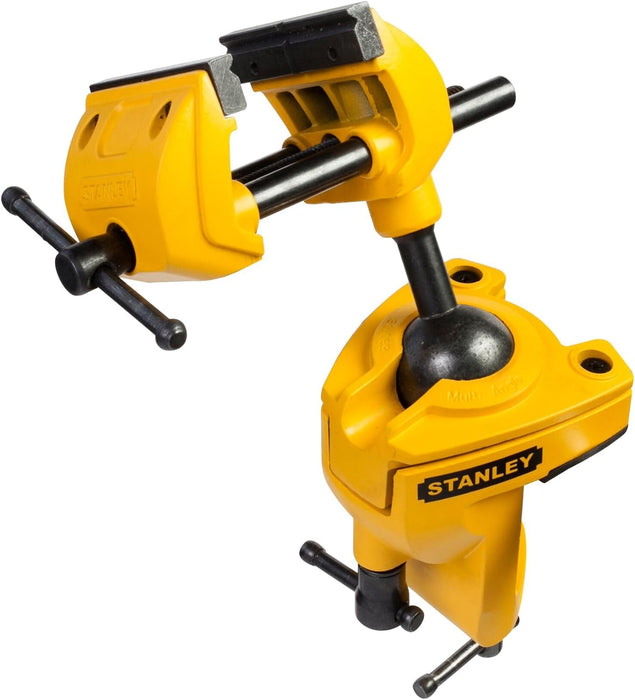 STANLEY 1-83-069 MAXSTEEL Multi Angle Vice, Yellow/Black