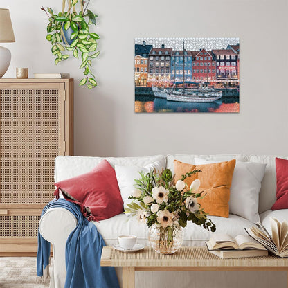 Ravensburger 12000111 - Copenhagen, Denmark - 1000 pieces jigsaw puzzle – Puzzle for adults and kids age 14 years up, jigsaw puzzle Copenhagen
