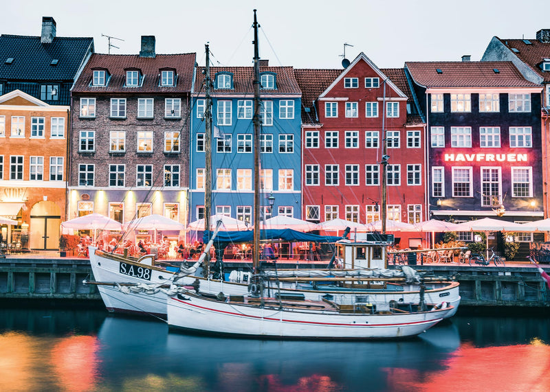 Ravensburger 12000111 - Copenhagen, Denmark - 1000 pieces jigsaw puzzle – Puzzle for adults and kids age 14 years up, jigsaw puzzle Copenhagen