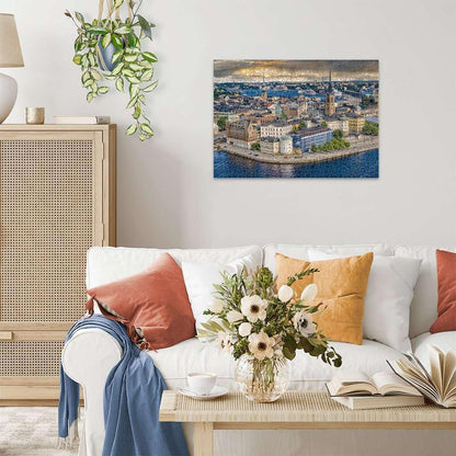 Ravensburger Puzzle 12000114 - Scandinavian Places, Stockholm, Schweden - 1000 Teile Puzzle für Erwachsene und Kinder ab 14 Jahren, Stadt-Puzzle Stockholm