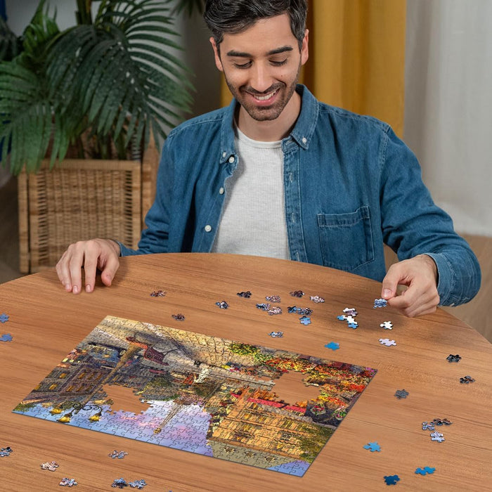 Ravensburger 12000198 - An Evening Walk - 500 pieces jigsaw puzzle – Puzzle for adults and kids age 12 years up, Paris jigsaw