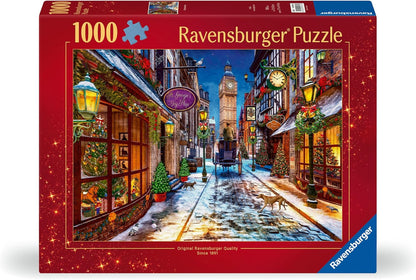 Ravensburger 12000578 - Christmastime - 1000 pieces jigsaw puzzle – Puzzle for adults and kids age 14 years up, Christmas jigsaw