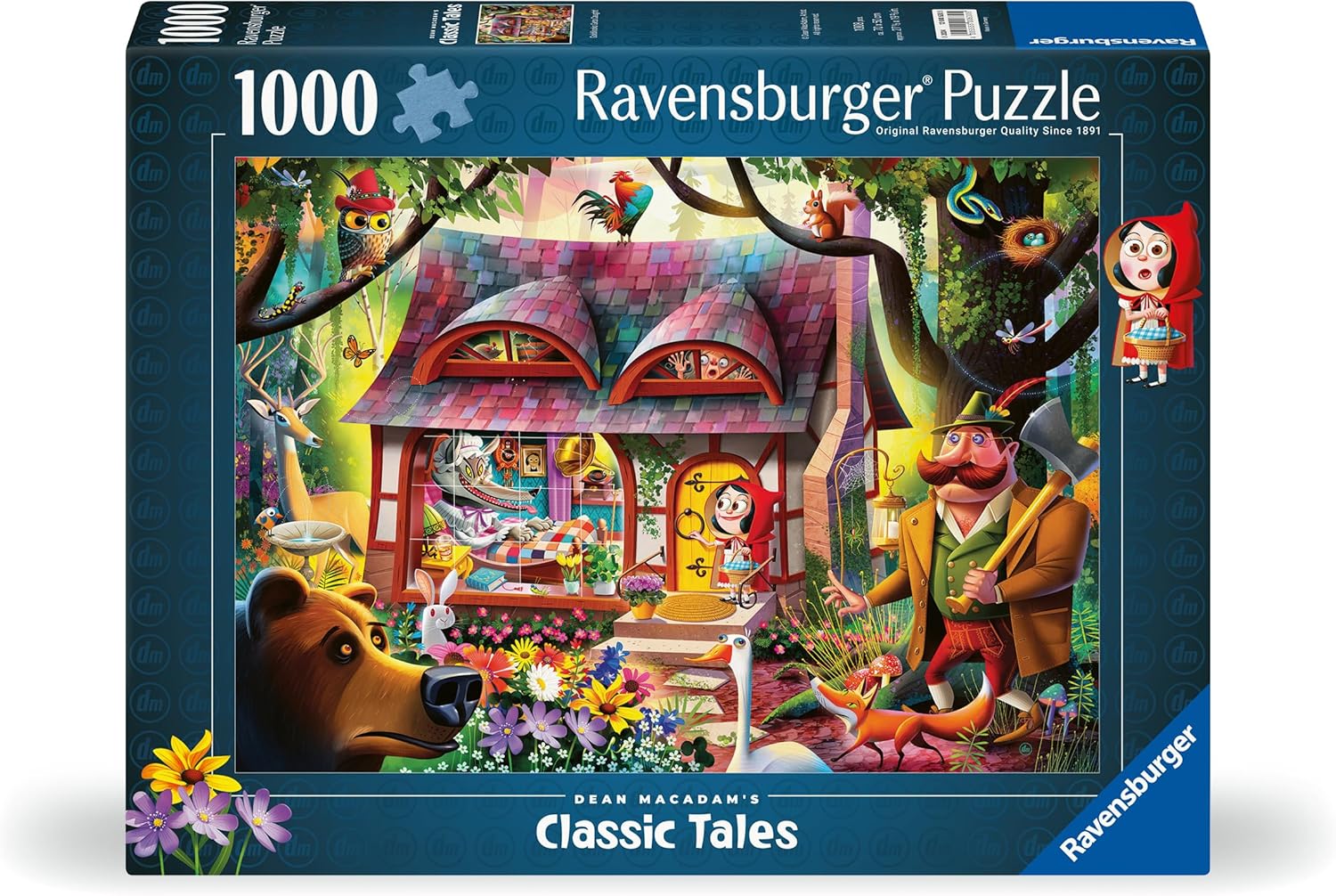 Ravensburger - Jigsaw puzzle Little Red Riding Hood and the Wolf, 1000 pcs. 120006305