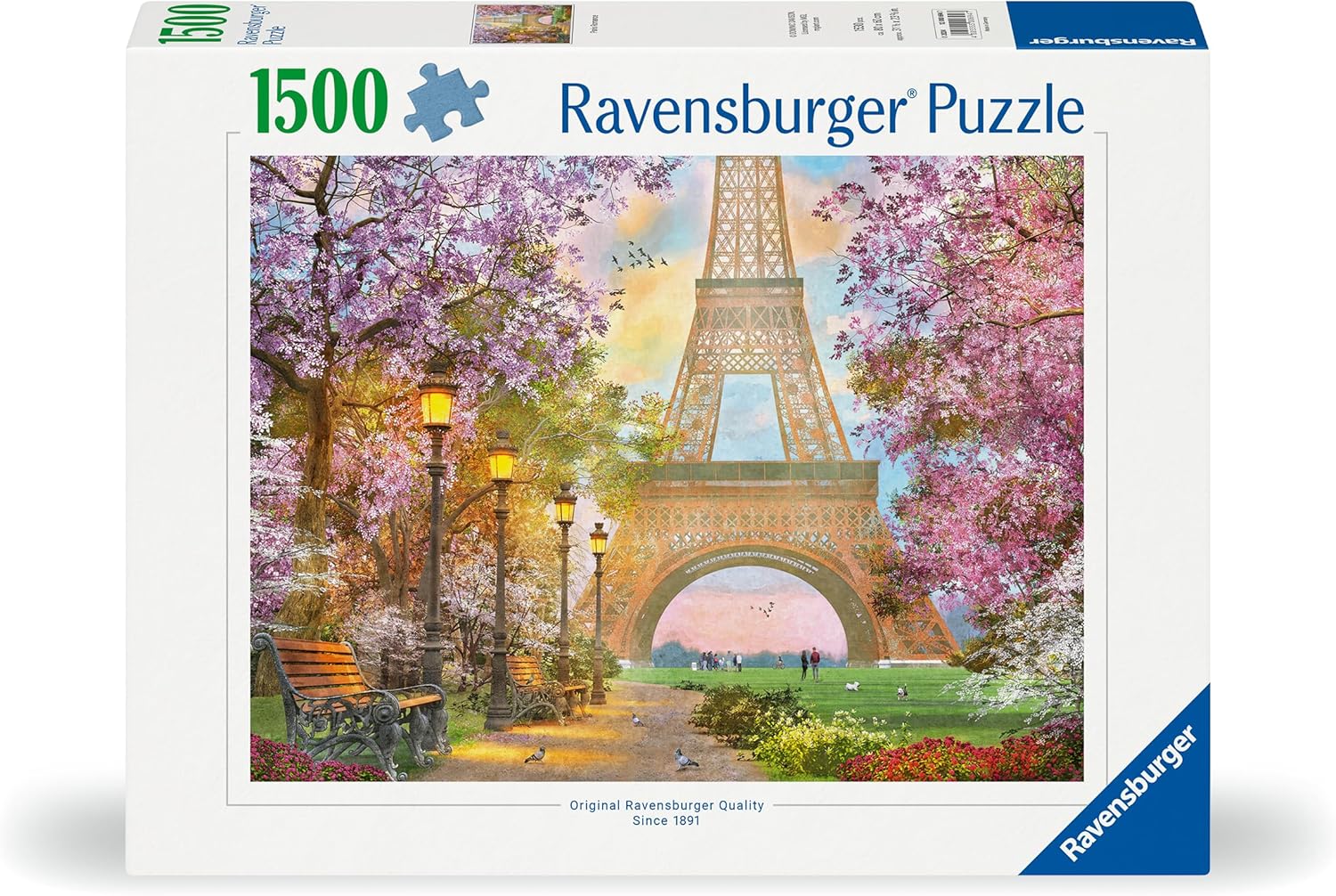 Ravensburger Puzzle 12000694 - Verliebt in Paris - 1500 Teile Puzzle für Erwachsene und Kinder ab 14 Jahren, Puzzle mit Paris-Motiv