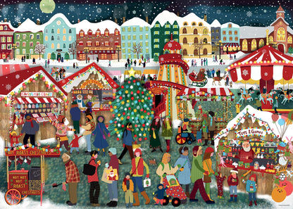 Ravensburger 2024 Christmas Market 1000 Piece Jigsaw Puzzle for Adults and Kids Age 12 Years Up - Special Edition