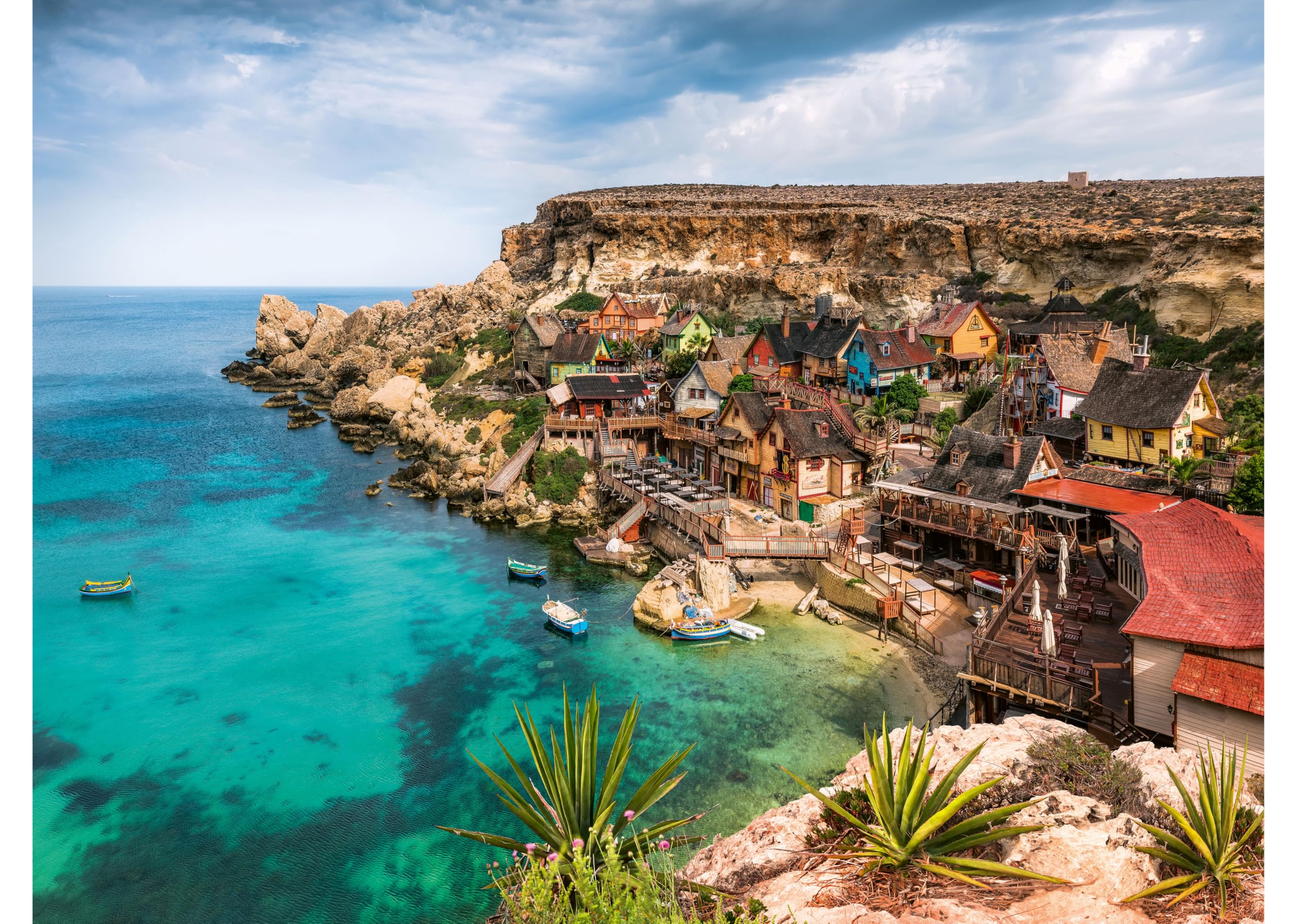 Ravensburger Puzzle 12000739 - Popey Village, Malta - 1500 Teile Puzzle für Erwachsene und Kinder ab 14 Jahren, Puzzle mit Malta-Motiv